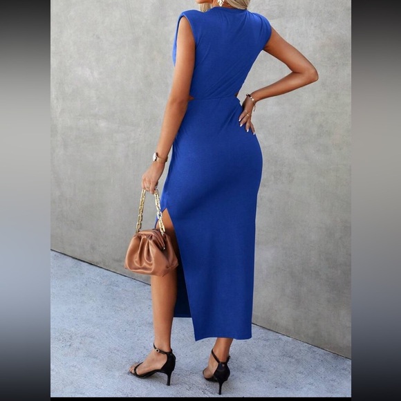 Blue Summer Dress - Picture 2 of 4